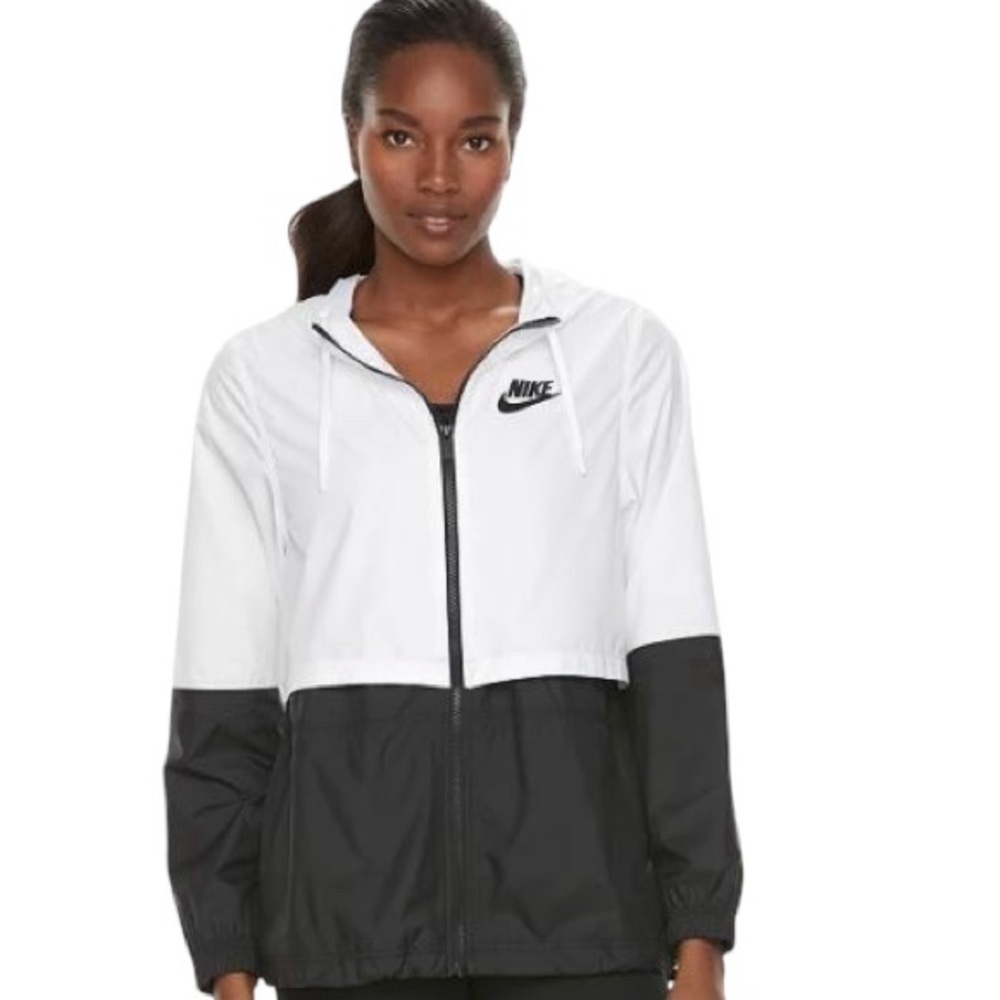 Nike Sportswear Colorblock Hooded Woven Windbreaker Jacket Size Small